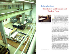 Interior sample for Tandem Press Educational Brochure